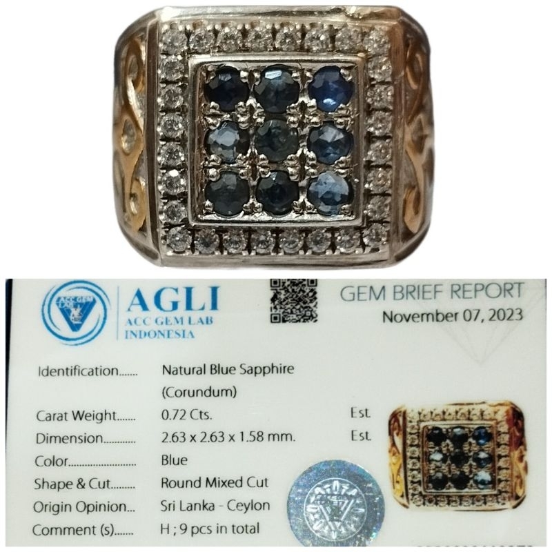 Natural Blue Sapphire Ceylon Srilanka