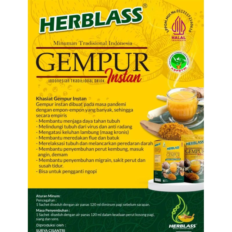 

Herblass|Herbal Rempah-rempah|Stamina Tubuh|Herbal Instan