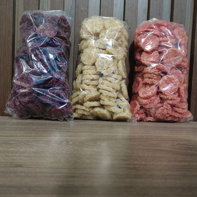 

100 Rengginang mentah 500gram - Isi 60+ Mini & 30 Big vshot