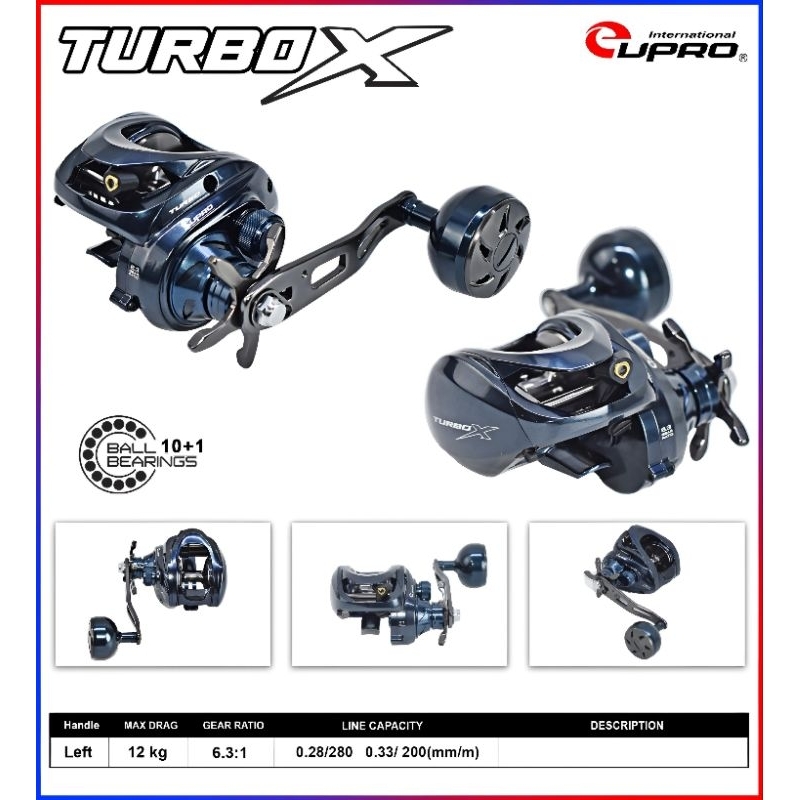 EUPRO TURBO X300 TBX300 10+1BB | REEL BC | REEL BAITCASTING
