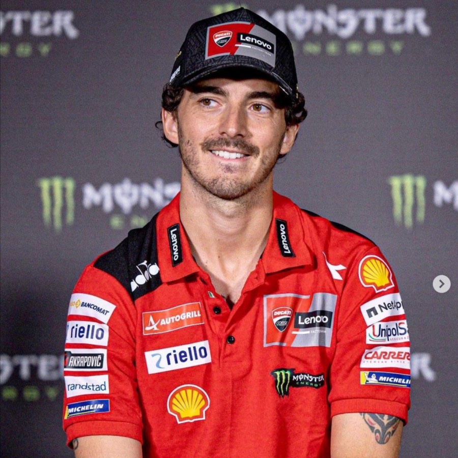 Ducati MotoGP 2023 Francesco Bagnaia Pecco 1 Limited Edition Champion Cap. Topi Unisex Pria Wanita O