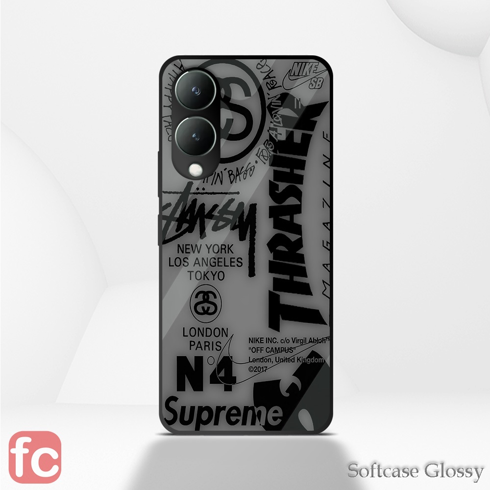 Softcase Glossy Vivo Y17s |FR41| Case Gaming Silikon Full Cover Kilau | Kesing Mika Pelindung Hp Viv