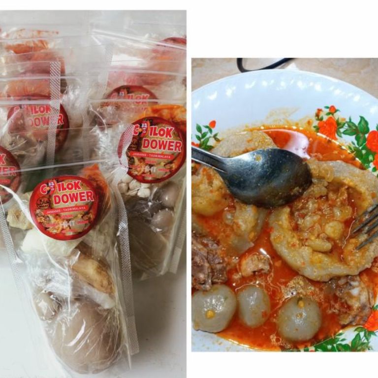 

TIPE AYT158 Cilok Dower Khas Tasik (SM Food Tasik) / Cilok Kuah/ Cilok kuah isi ayam suwir