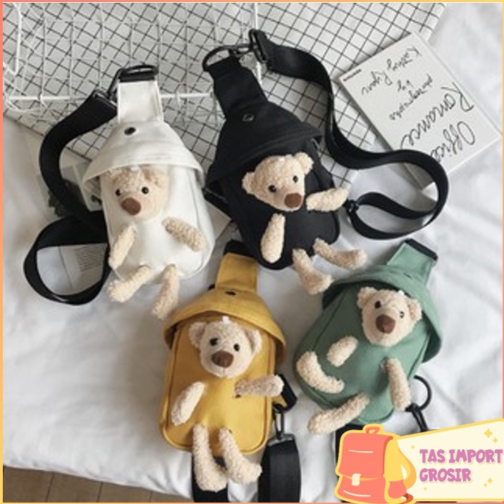 HARGA TERMURAAH TAS IMPORT GROSIR - T5090 Tas Selempang Boneka Import / Waist Bag Boneka / Tas Pingg