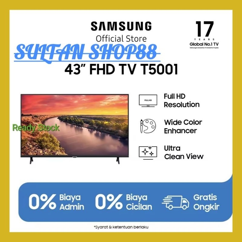 SAMSUNG LED TV UA43T5001 43 INCH DIGITAL FULL HD TV I 43T5001 43 INCH SAMSUNG FULL HD