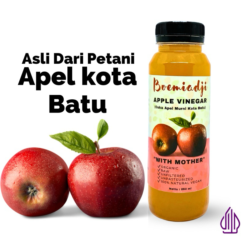 

Cuka Apel Boemiadji Kota Batu / Apple Cider Vinegar 250ml