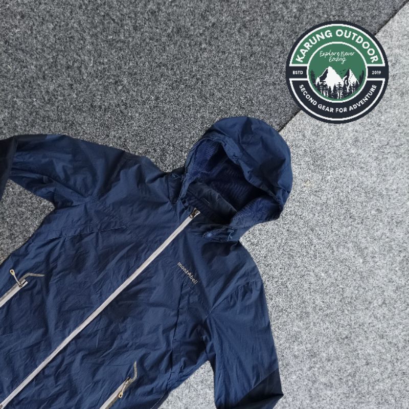 Jaket Outdoor MONTBELL Windbreaker Second Bekas