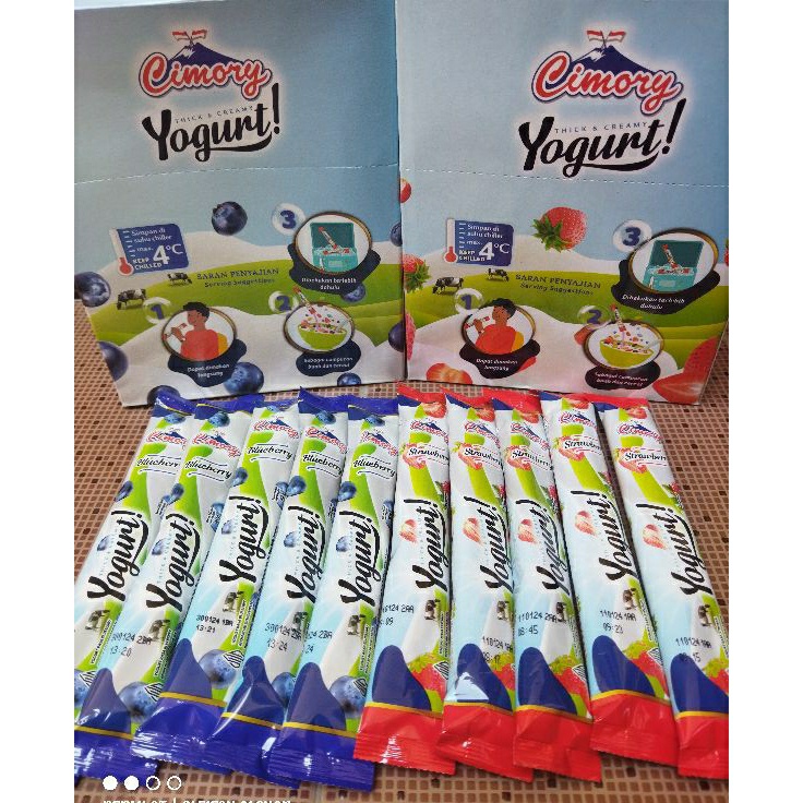 

[KODE 6PH9T] cimory yogurt stik isi 25pcs free pouch