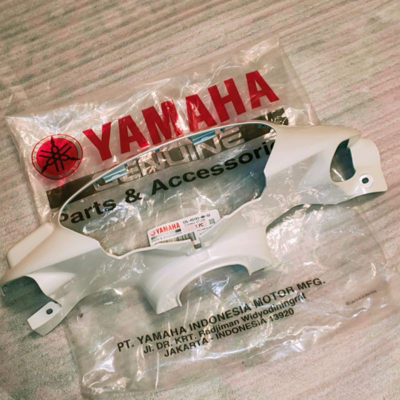 batok depan mio sporty putih original batok kepala depan mio sporty putih original yamaha