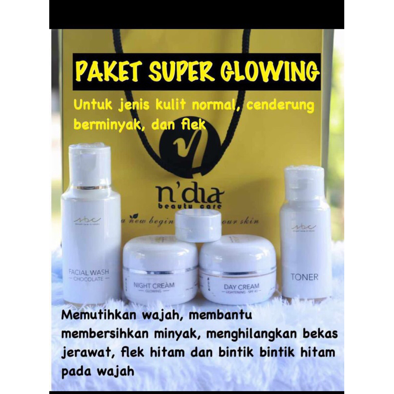 NBC / N'DIA NBC PAKET LIGHTENING/PERWATAN WAJAH GLOWING