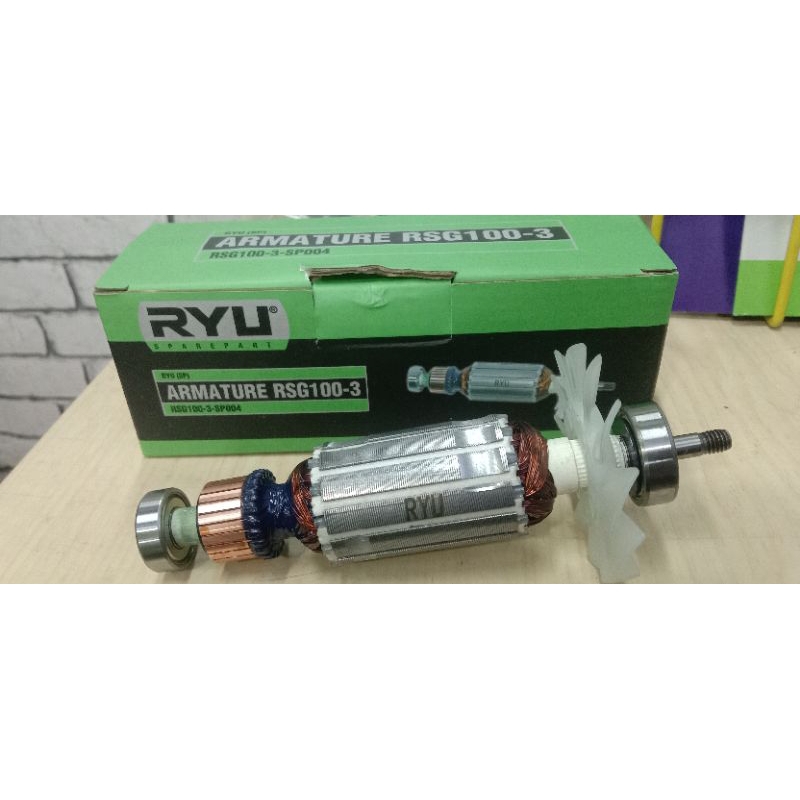 armature angker gerinda ryu rsg 100-3 original/angker mesin gerinda ryu rsg 100-3