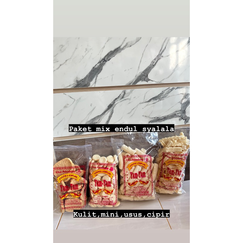 

paket kemplang mix endul syalala