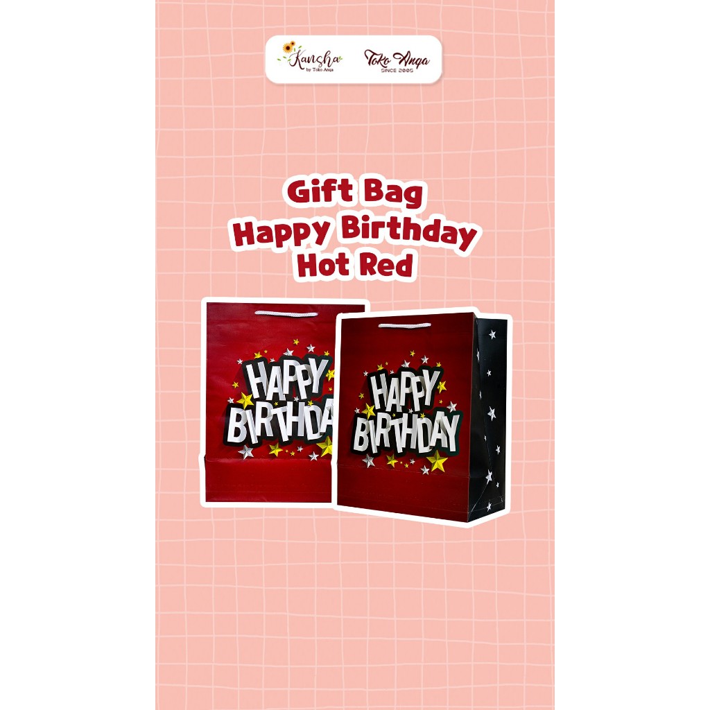 

TOKO ANQA-Tas Kado Gift Bag Paper Bag 32x25.5x12.5cm PB 69831