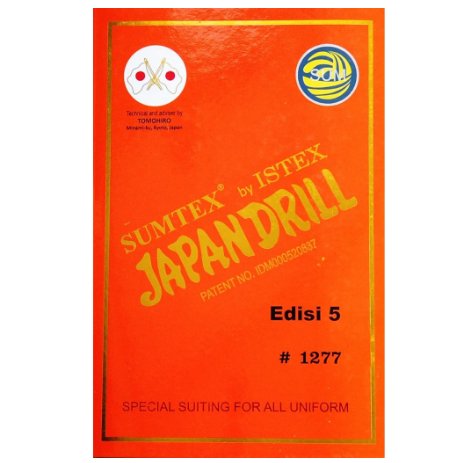 {PROMO}BUKU KATALOG KAIN RIBSTOP DRILL, BUKU KATALOG JAPAN ISTEX BY SUMTEX, MILKY TASLAN, INMA PREMI