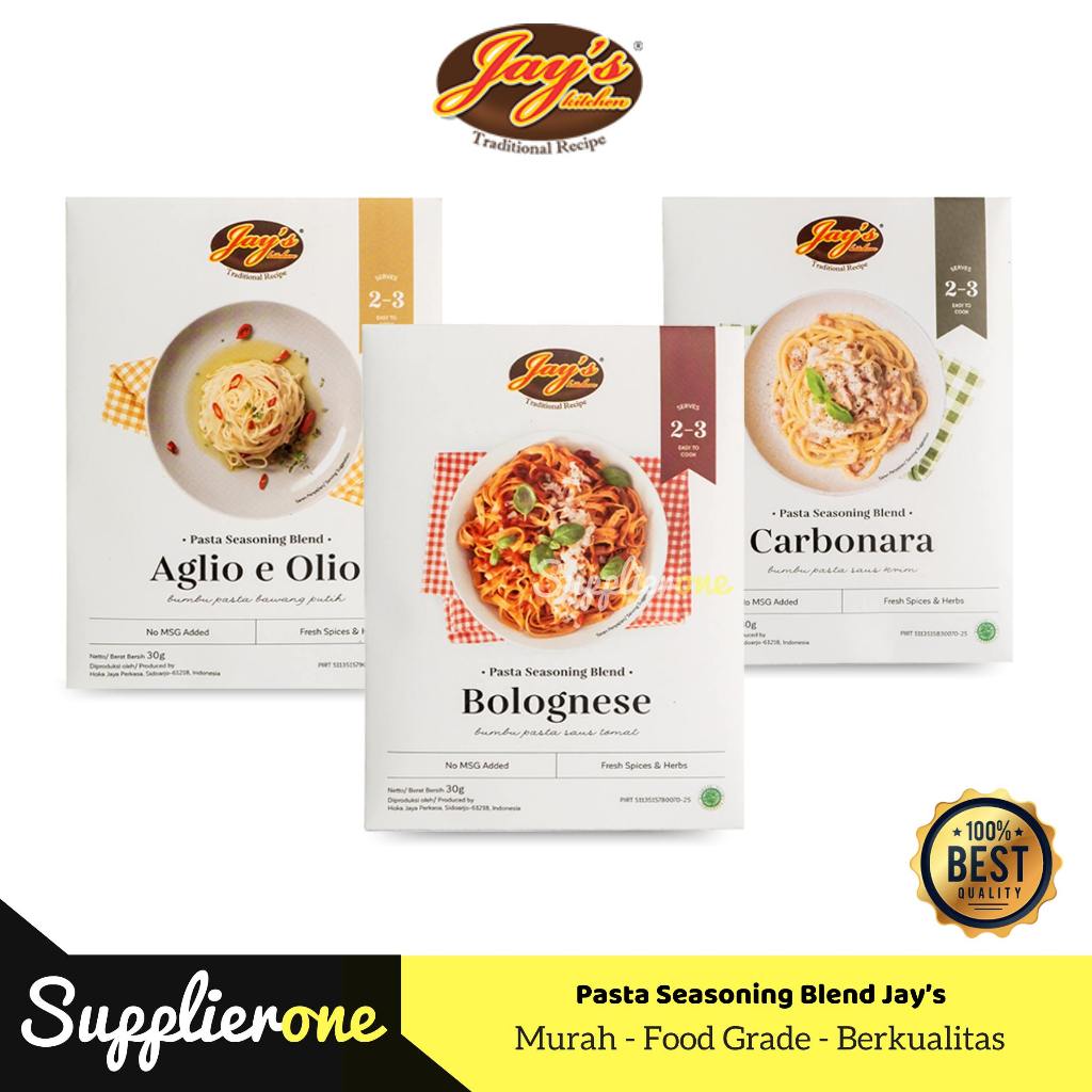 Jays Pasta Seasoning Blend / Bumbu Pasta Spaghetti / Bumbu Spaghetti / Bumbu Instan / Aglio Olio Pas