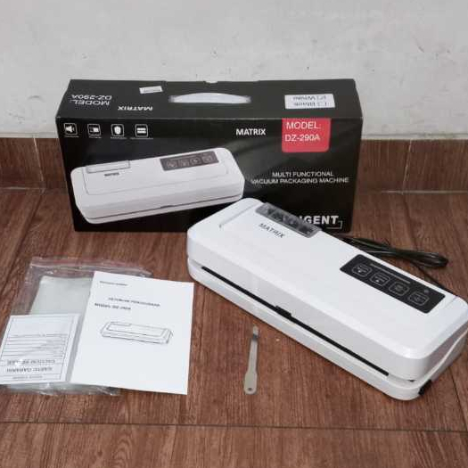MATRIX Vacuum Sealer Basah Kering Otomatis DZ-290A Vakum Makanan Vacuum Makanan Sealer Kedap Udara