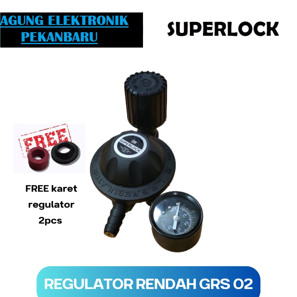 Regulator SUPERLOCK / Regulator Gas LPG Gascomp Meter GRS - 02