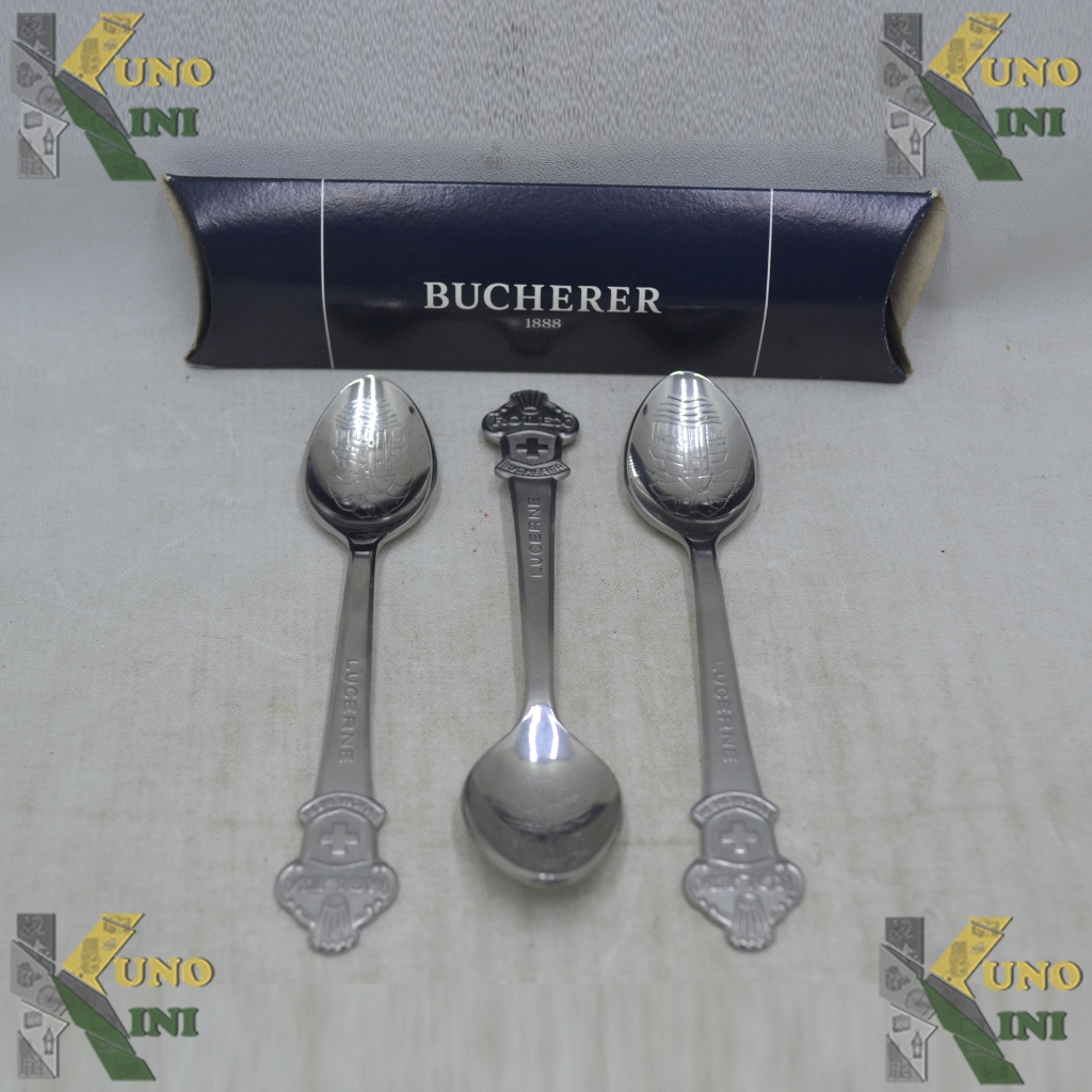 SET SENDOK TEH ANTIK ROLEX BUCHERER, from Swiss-3 pcs, Limited Edition