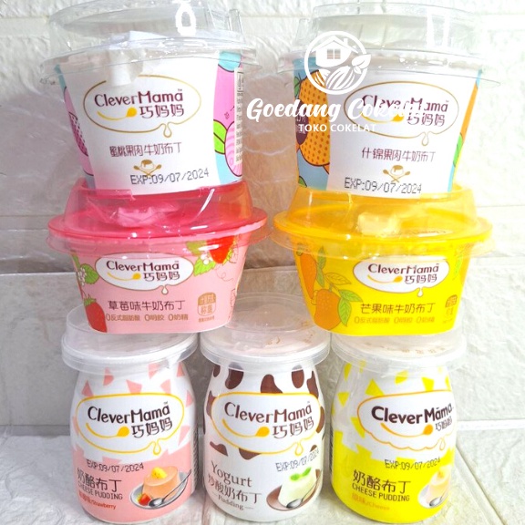 

[♤A93@] CLEVER MAMA CleverMama Pudding Milk Puding Aneka 70g / 85g Original