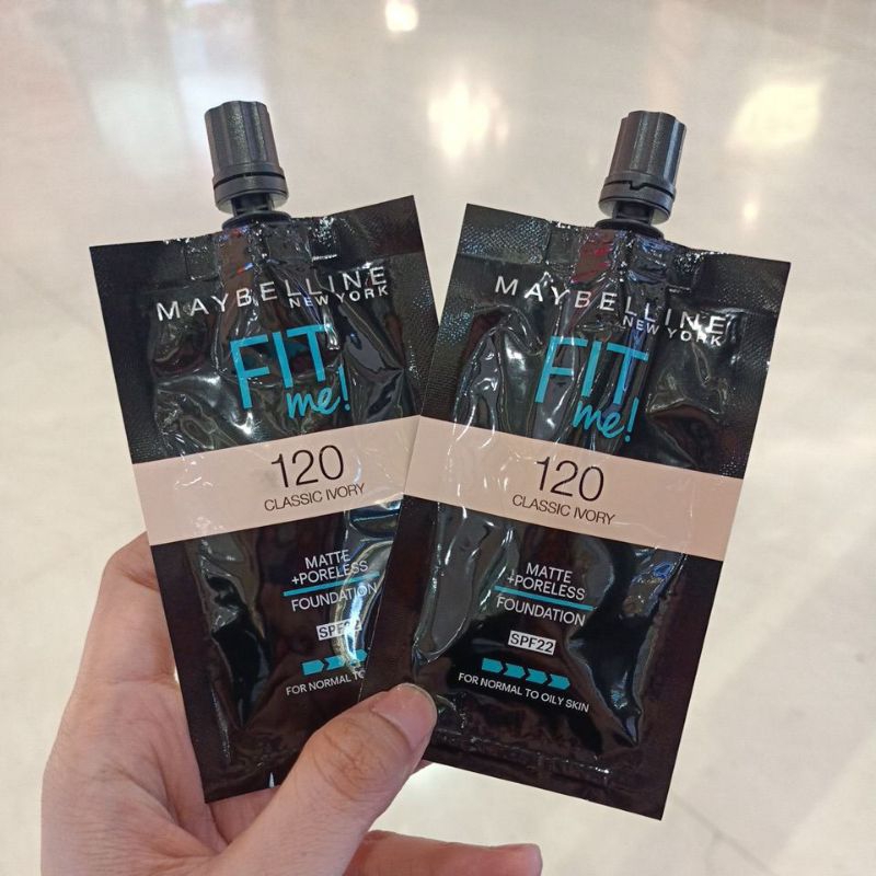 Maybelline fit me foundation saset 5ml