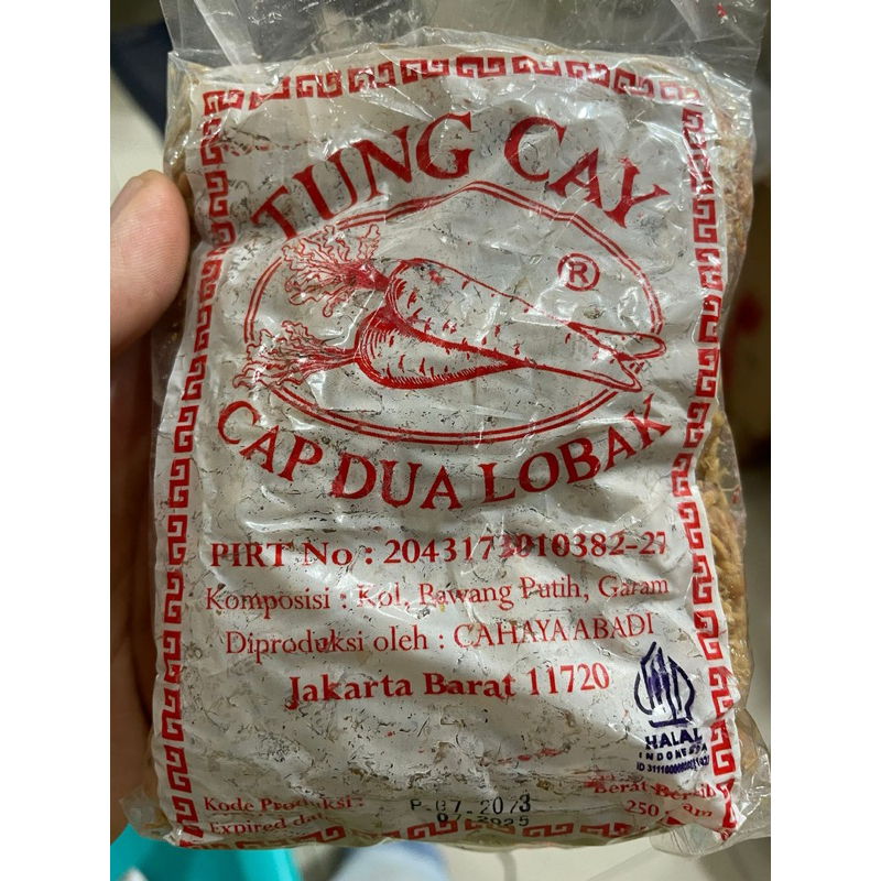 

Tongcai Kering 250gr 100% HALAL