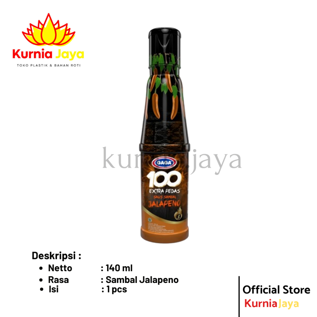 

[ GAGA ] Saus Sambal Jalapeno 140ml