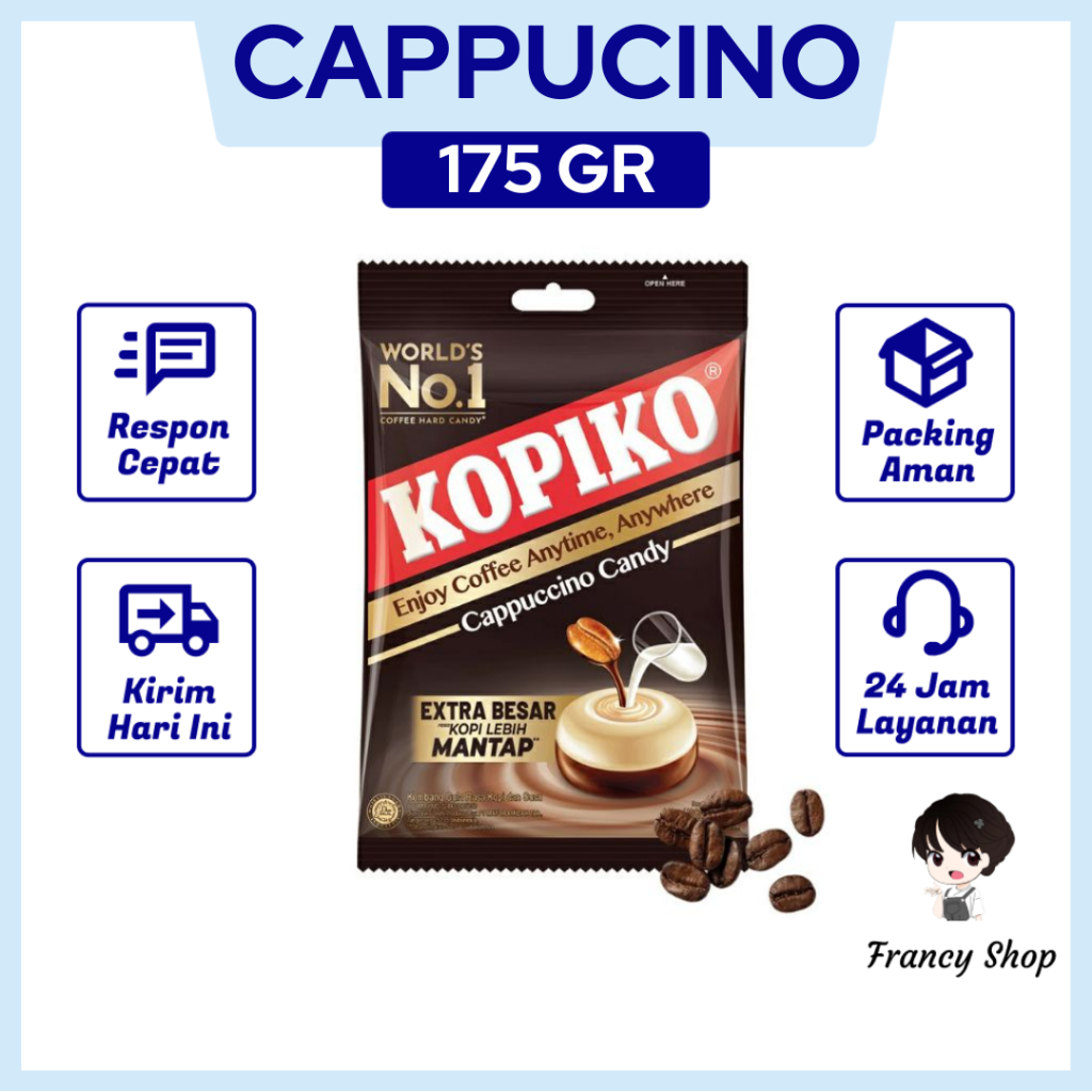 

Permen Kopiko Cappucino Candy 175 gr