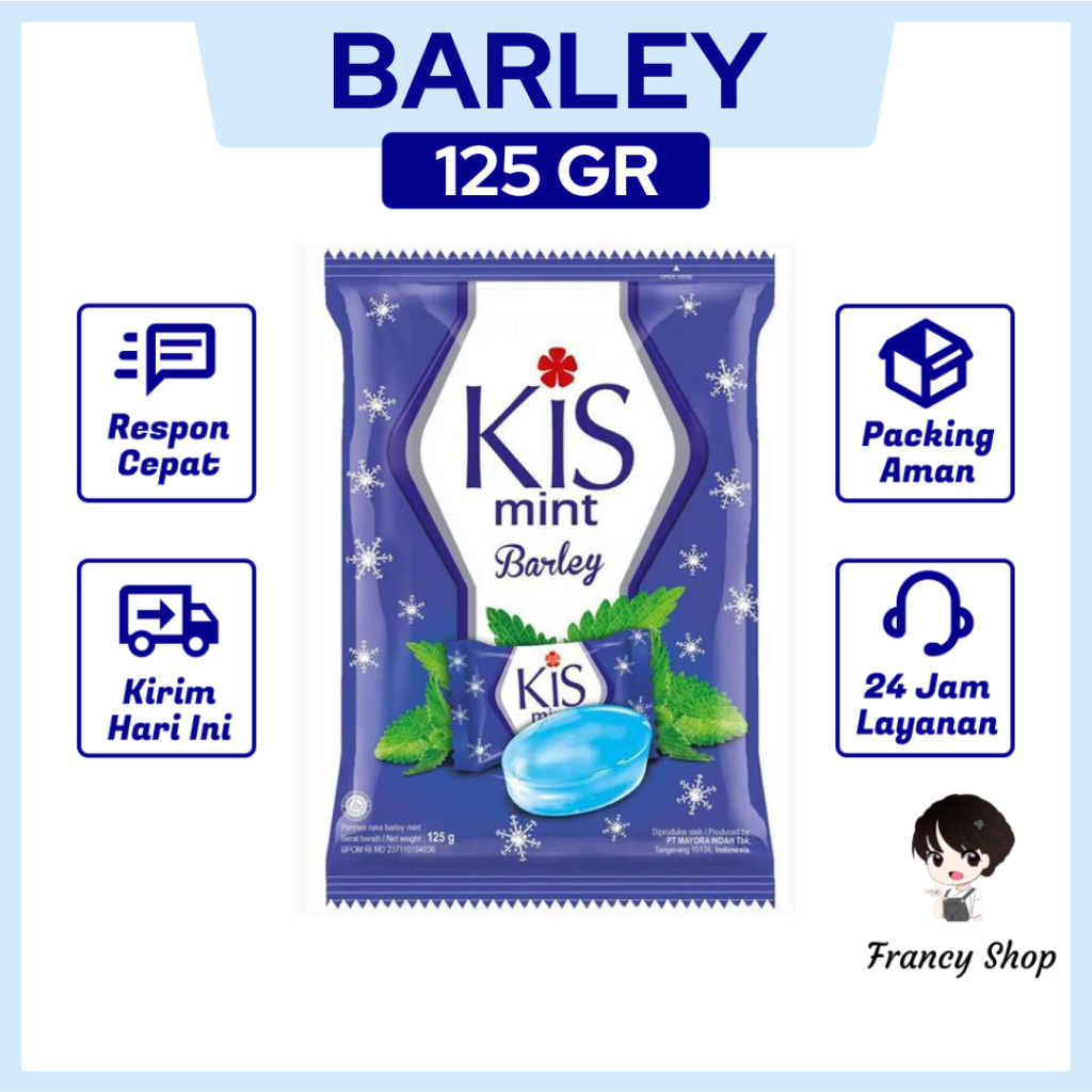 

Permen Kis Barley Candy Kiss 125 gr