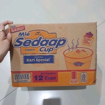 

Mie sedaap cup mie instant rasa KARI SPESIAL ( isi 12 / dus )