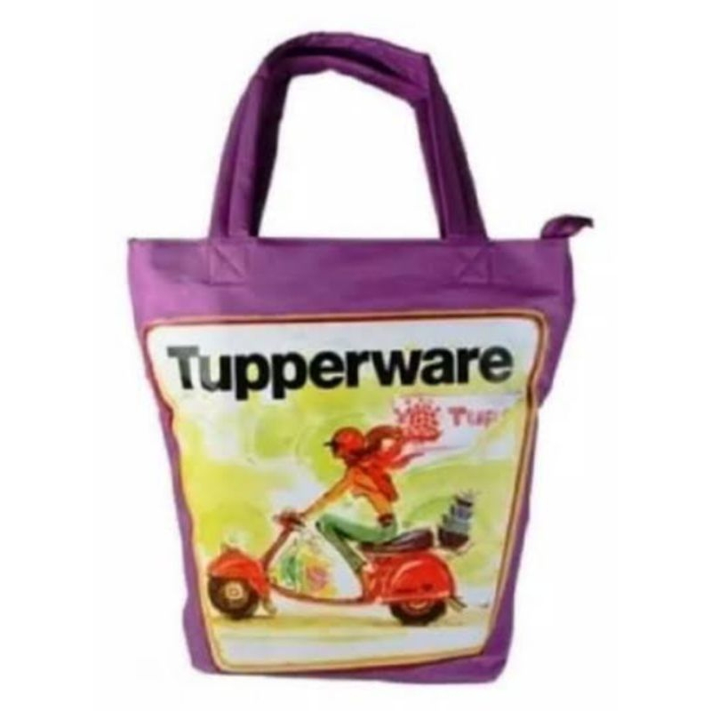 Tas kit bag tupperware-ungu