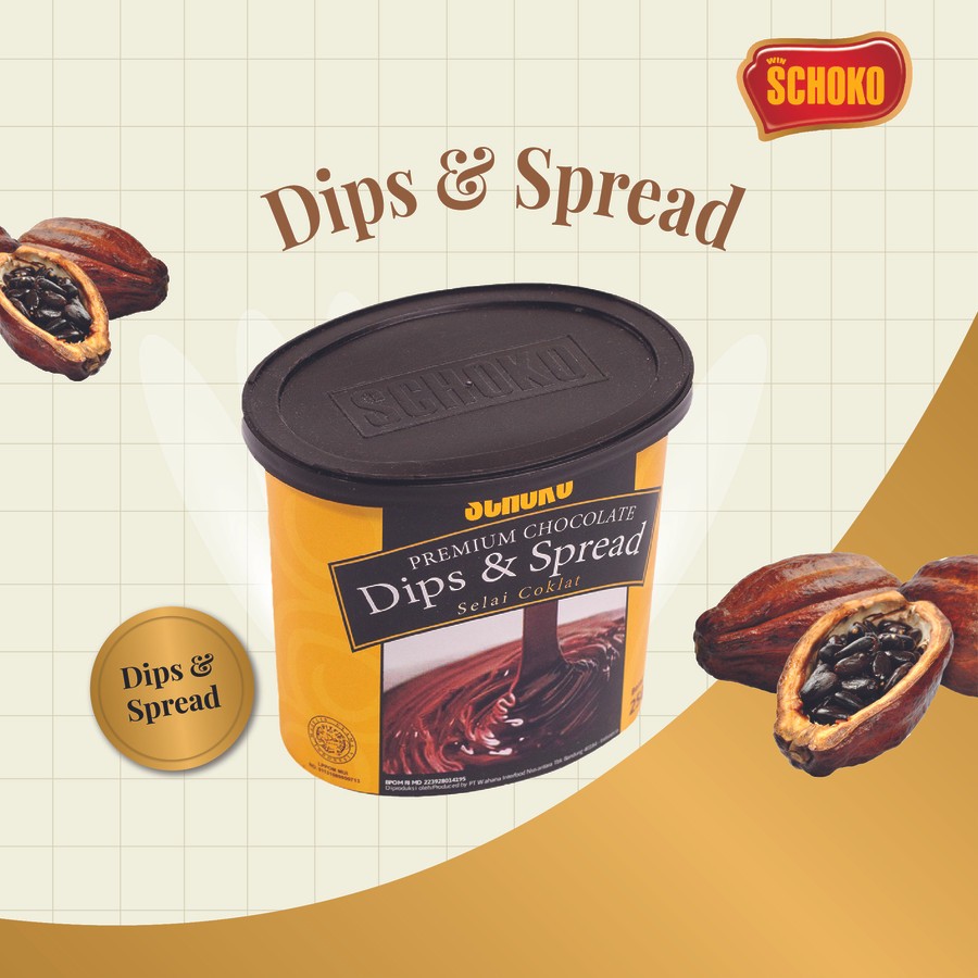 

SCHOKO Dips & Spread - 250 Gr
