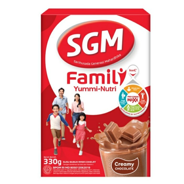 

SGM Family Yummi-Nutri Creamy Chocolate 330 gram