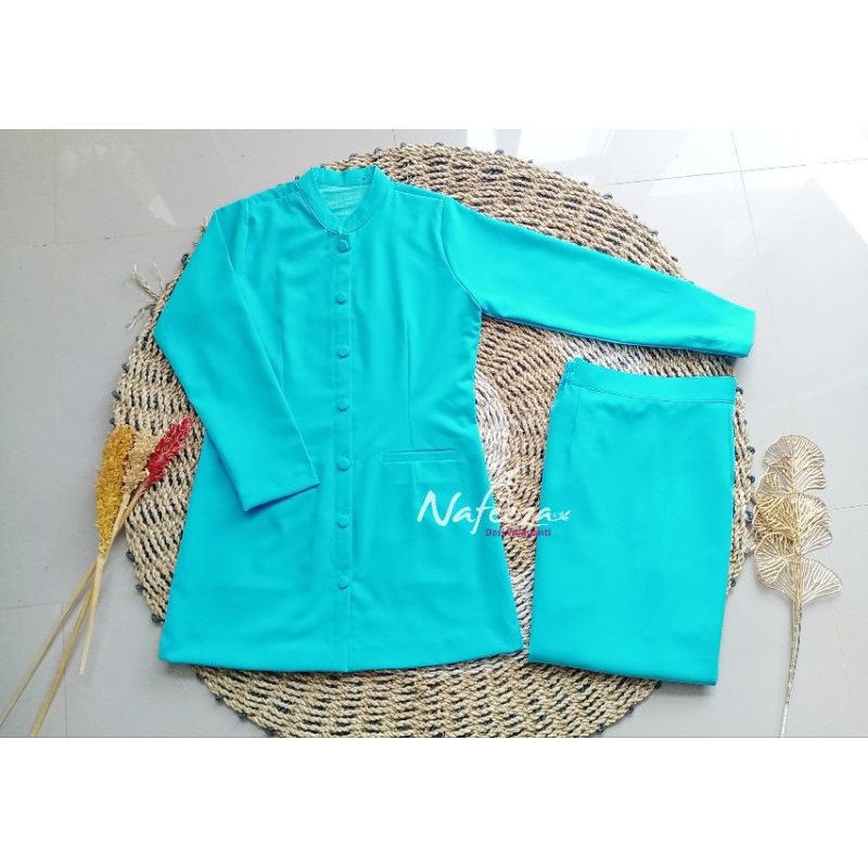 Seragam Kerja Custom Baju Wanita Jas Formal Setelan Kantor Formal Pre order Blazer Rok Span