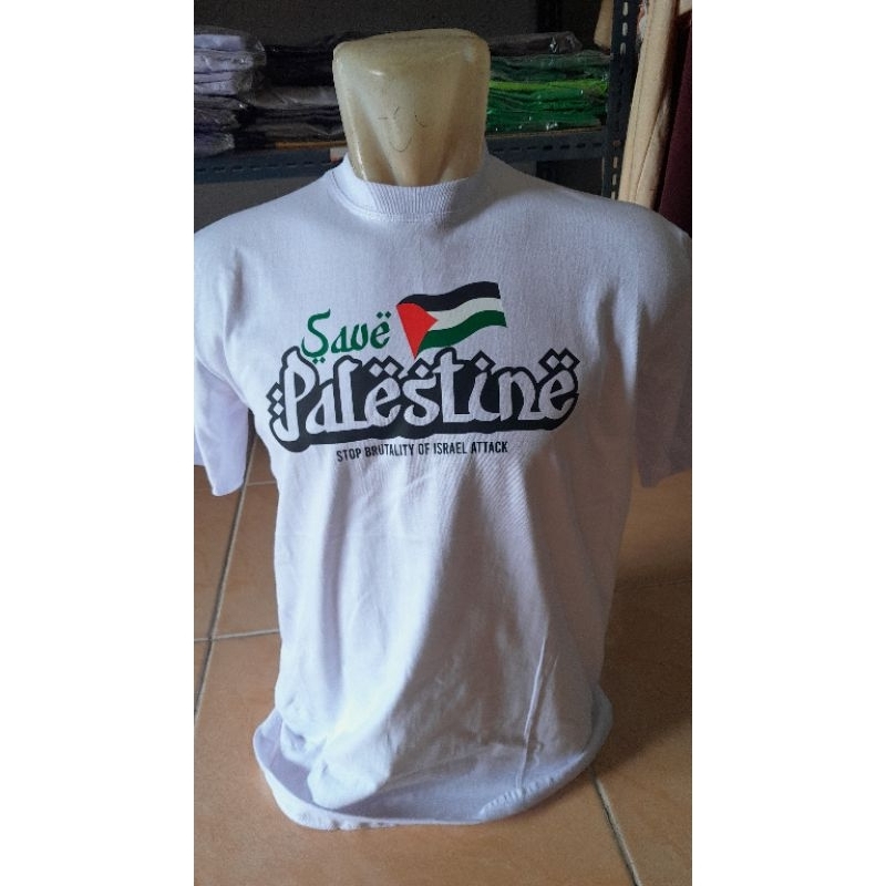 Ready stok kaos tshirt pria palestina premium