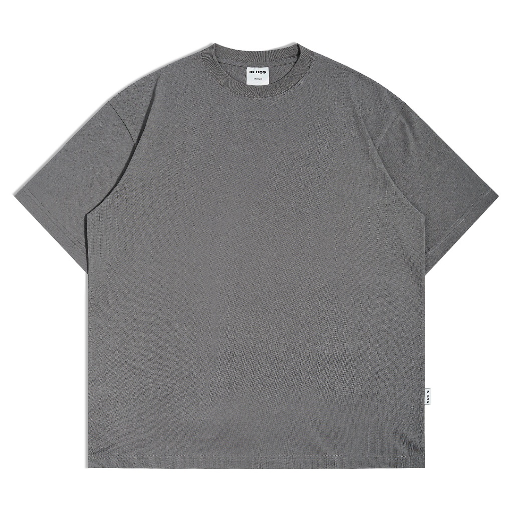 IN HOS - T-Shirt Basic Grey 20s - Kaos Polos Abu Sedang