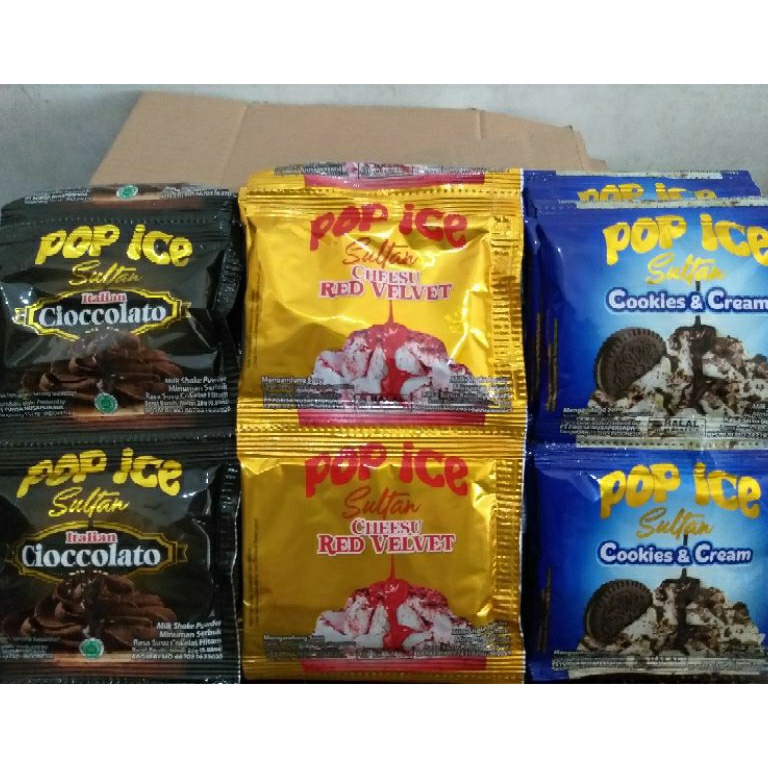 

QZWNI Pop Ice Sultan rasa baru 25gr x 10 sachet 4683