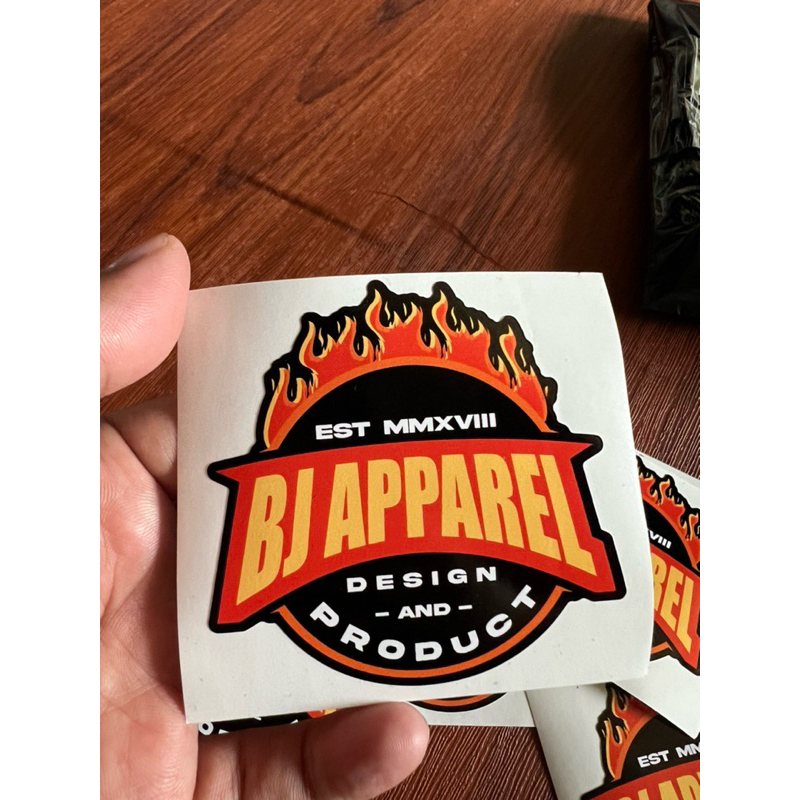 

STICKER BJ APPAREL ORIGINAL