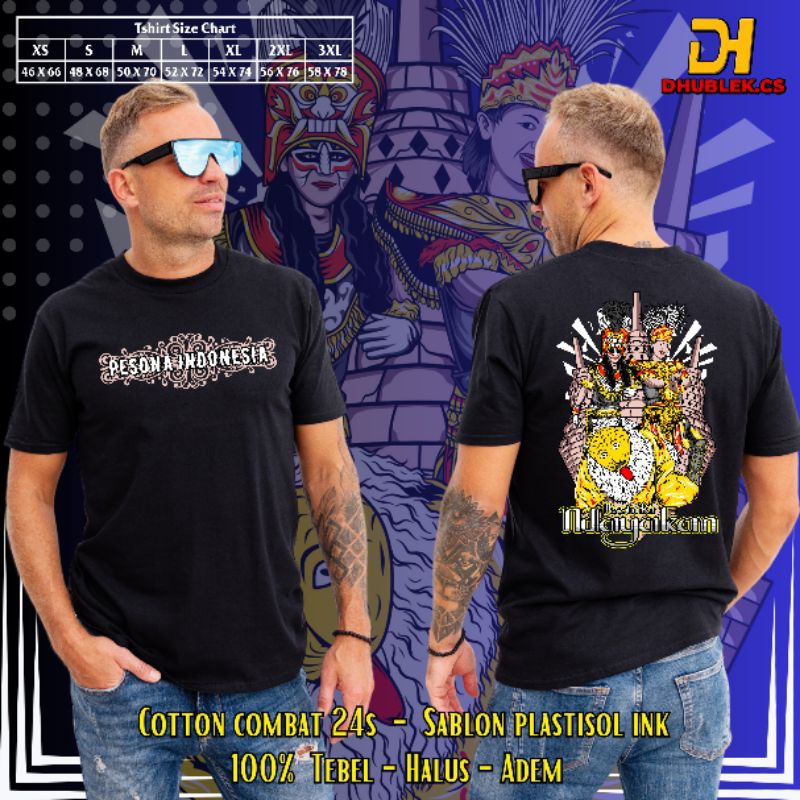 (COD) Baju Kualitas Disto , Kaos Topeng Ireng Ndayakan , kaos topeng ireng , baju ndayakan , baju to