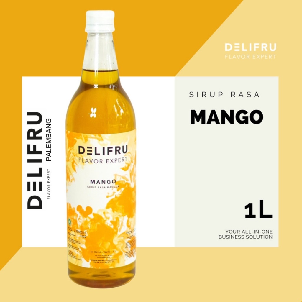 

Delifru syrup mango - sirup mangga 1 Liter