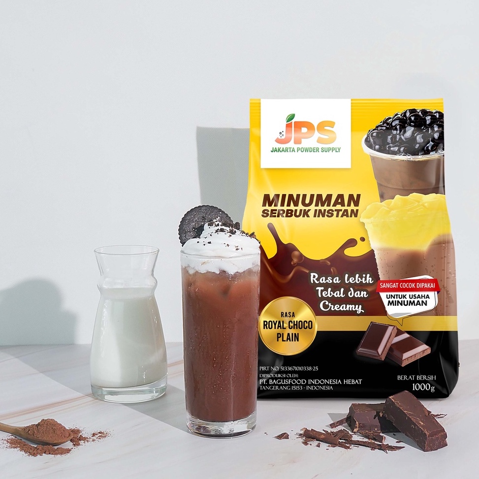 

DO57 Powder Drink JPS Bubuk Minuman Rasa ROYAL CHOCO PLAIN 1Kg 81