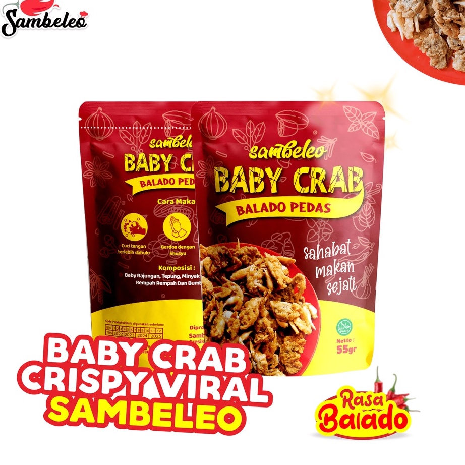 

❈Pasti Murah✤ BABY CRAB CRISPY BEST SELLER | IZIN PIRT HALAL | BABY RAJUNGAN | KEPITING KRIUK | CAMILAN | SEAFOOD | SNACK H87