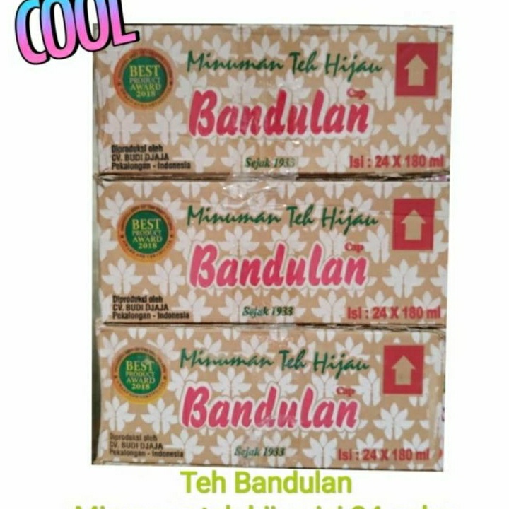 

[KODE E76DB] teh bandulan teh hijau | 1 dus isi 24 cup