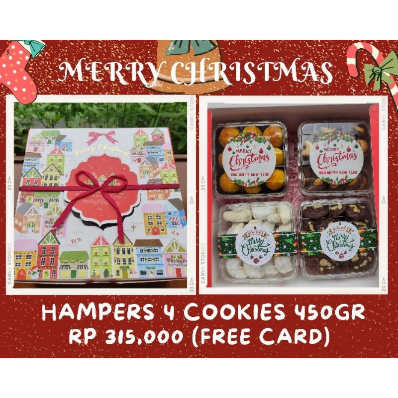 

Christmas Hampers 4 Cookies