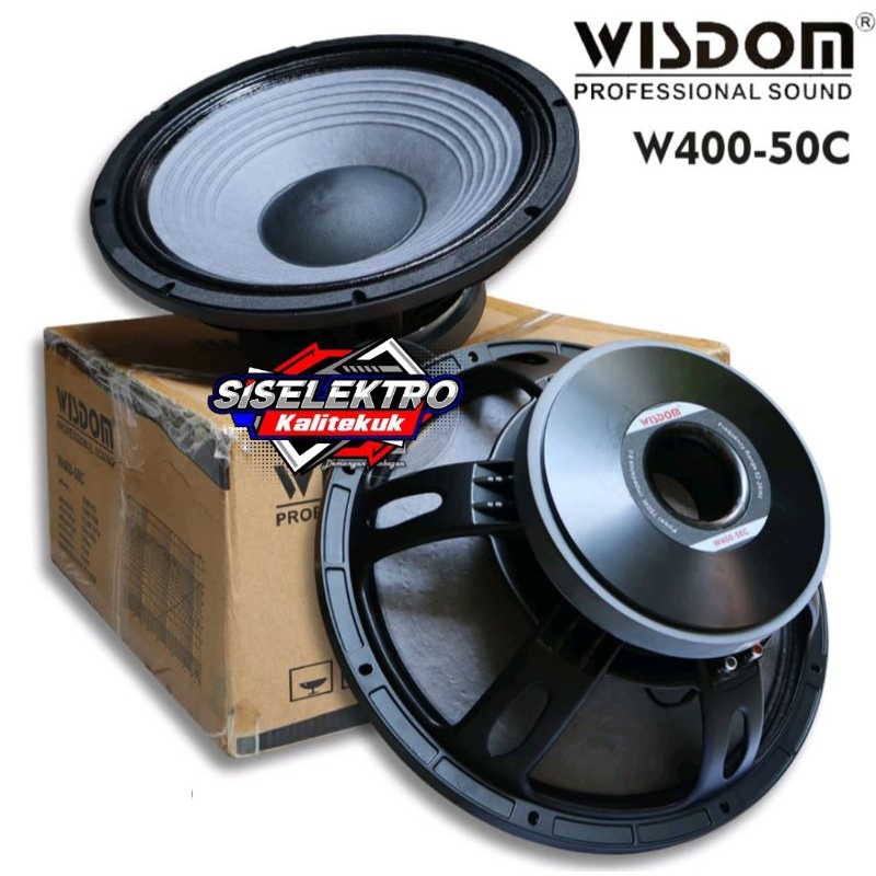 Speaker 15 Inch WISDOM W400-50C / W40050C