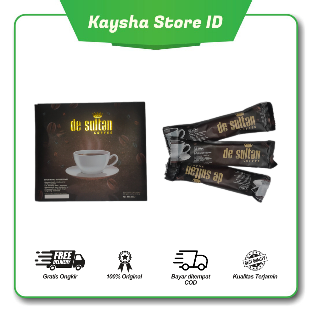 

Kopi Bubuk Kuat Pria Wanita Dewasa Tahan Lama Herbal Tingkatkan Stamina De Sultan Coffee