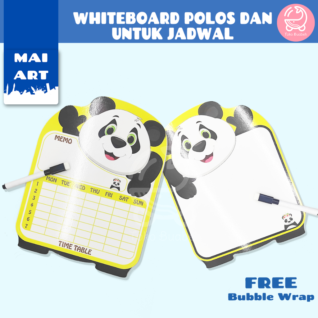 

RK Mai Art Papan Tulis Whiteboard Anak Kecil Bisa Dihapus Bentuk Gambar Binatang Lucu Bahan MDF