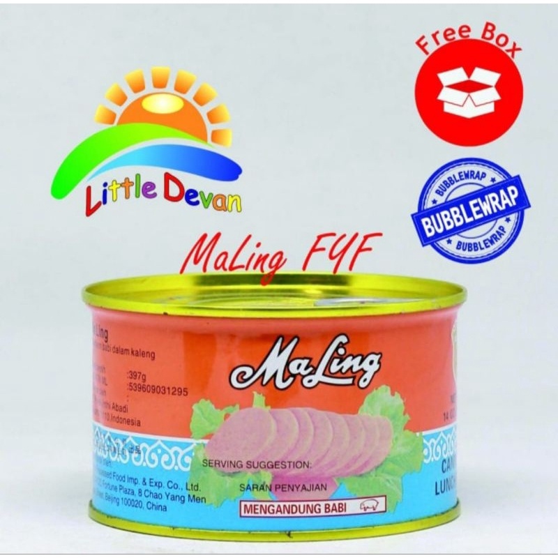 

GROSIR Maling FYF Ham Daging babi / luncheon pork non halal 397gr buruan