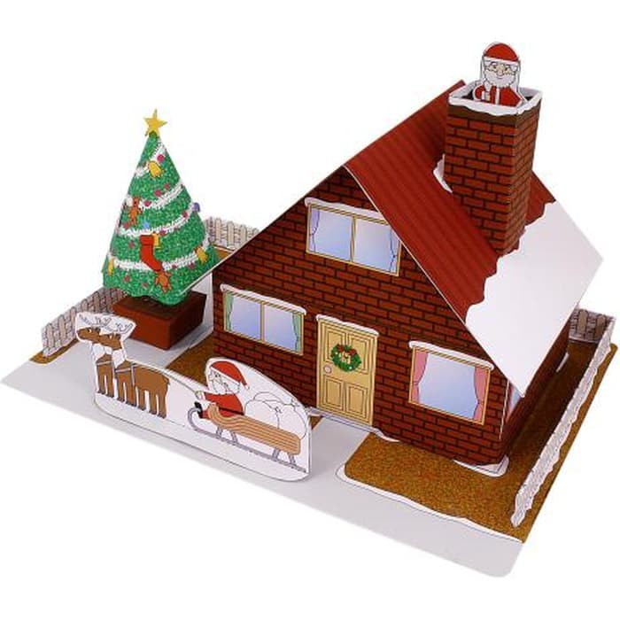 DIY Papercraft Diorama Rumah Natal