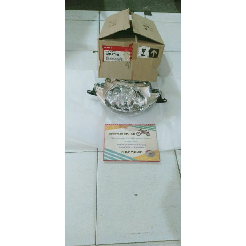 Reflektor Honda SupraX125 lama original