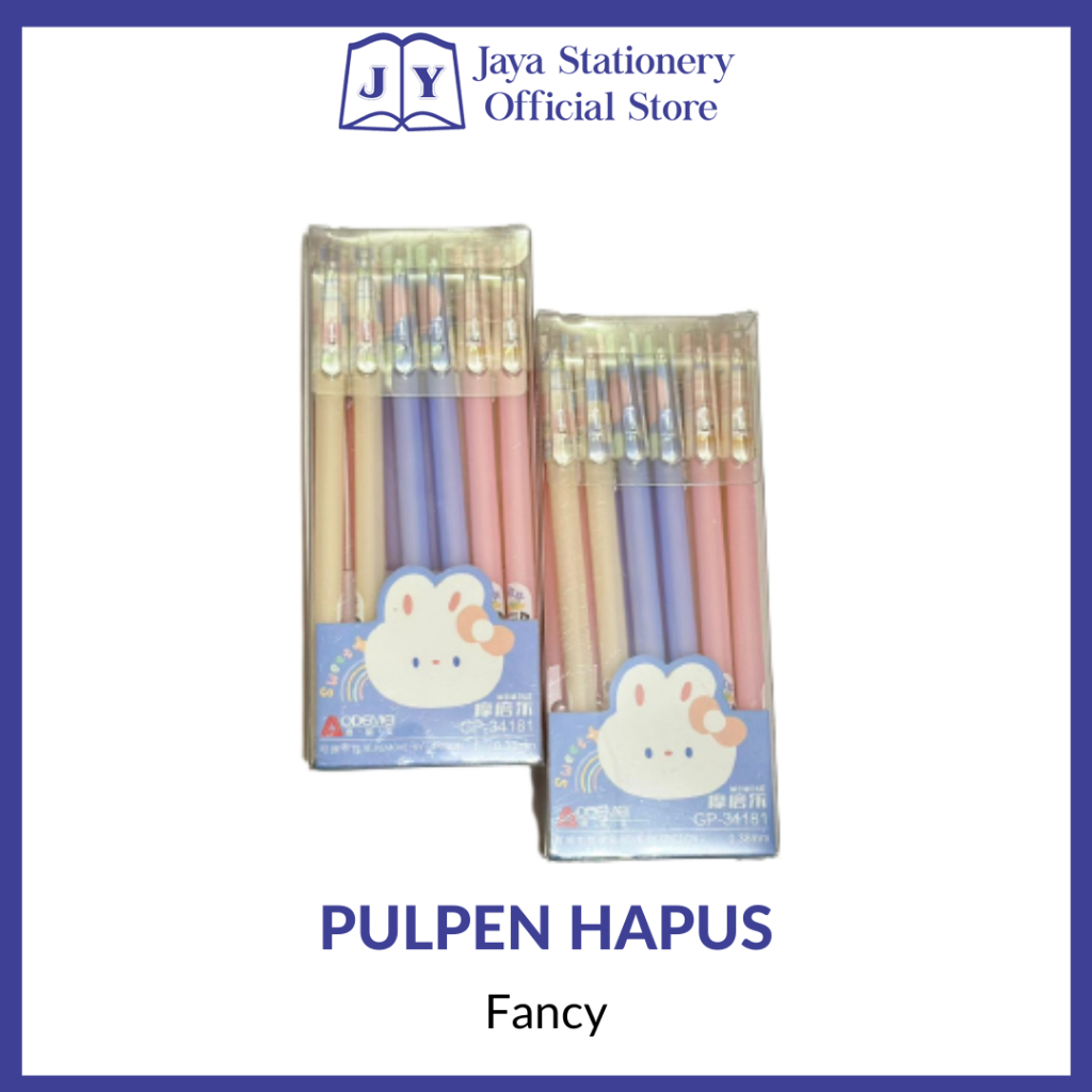 

[BISA COD] Pulpen Bisa Dihapus Fancy - Pulpen Gel dengan Penghapus